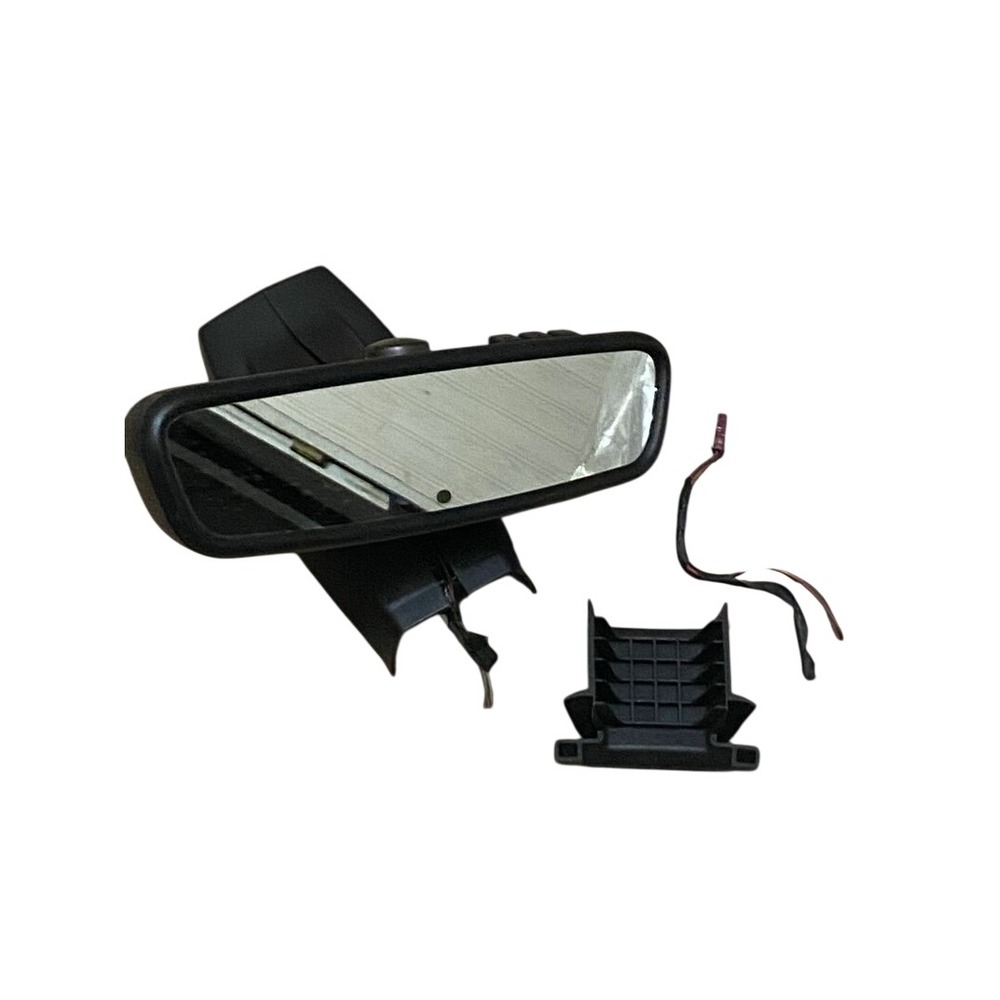 OEM BMW Interior Rear View Mirror 3 Button Garage Opener Cut Wire Harness As Is
